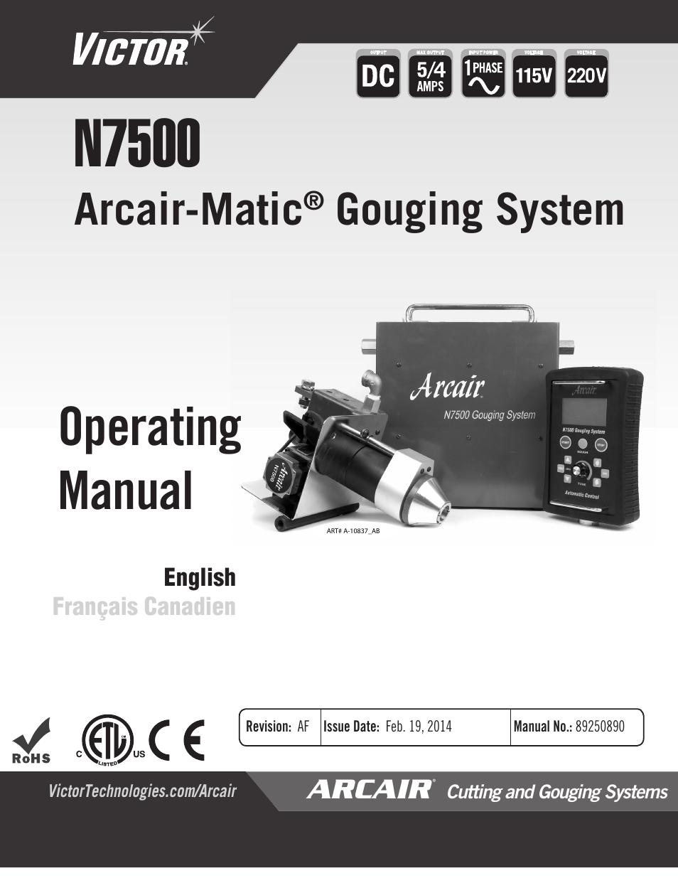 Tweco N7500 User Manual | 64 pages
