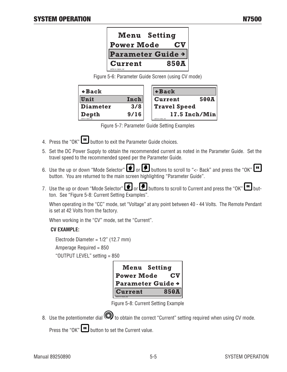 System operation n7500 | Tweco N7500 User Manual | Page 41 / 64