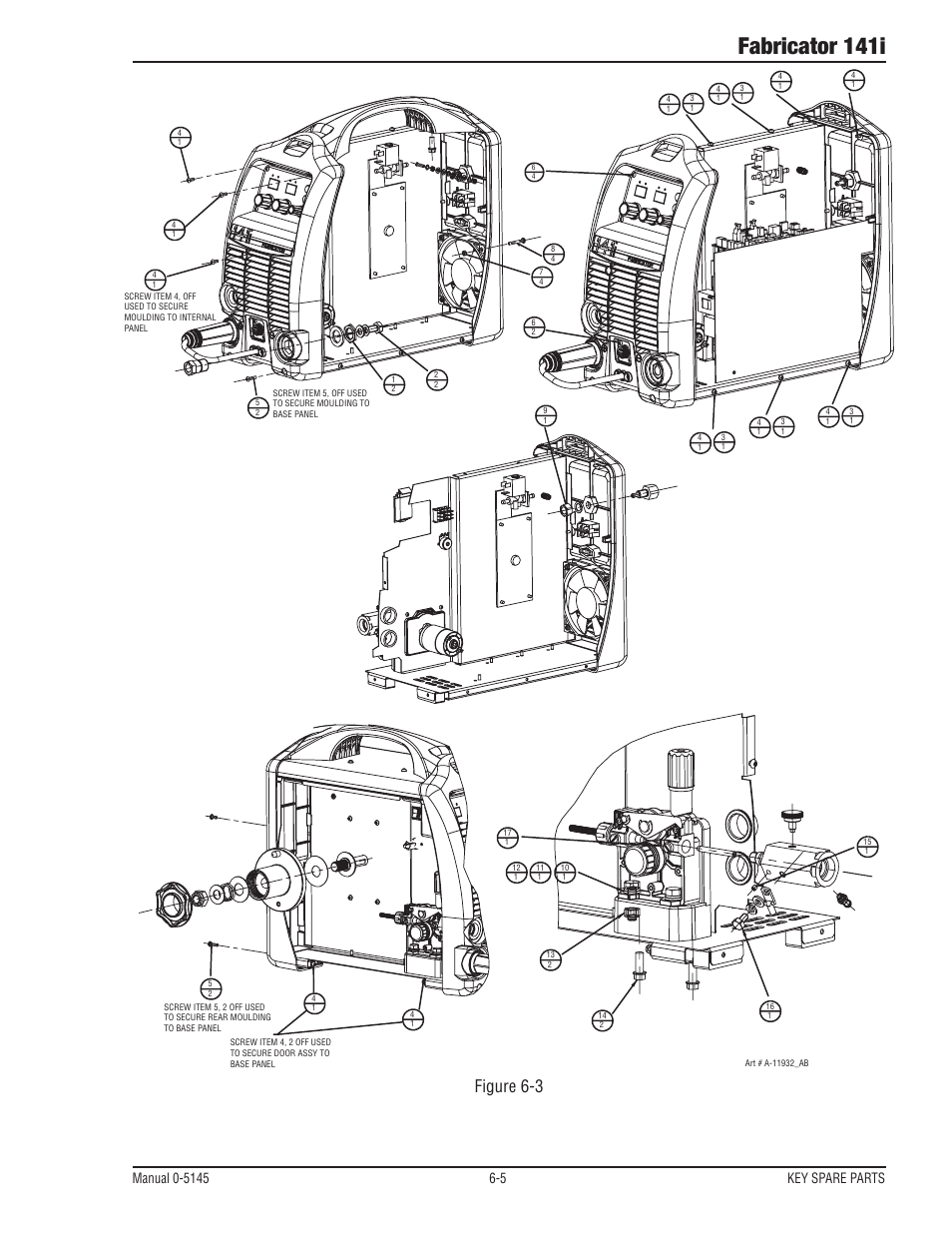 Fabricator 141i, Figure 6-3 | Tweco 141i Fabricator User Manual | Page 95 / 104