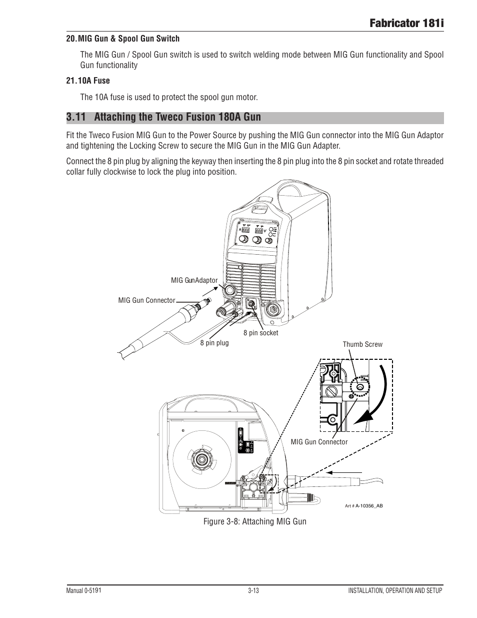 Fabricator 181i | Tweco 181i Fabricator User Manual | Page 43 / 96