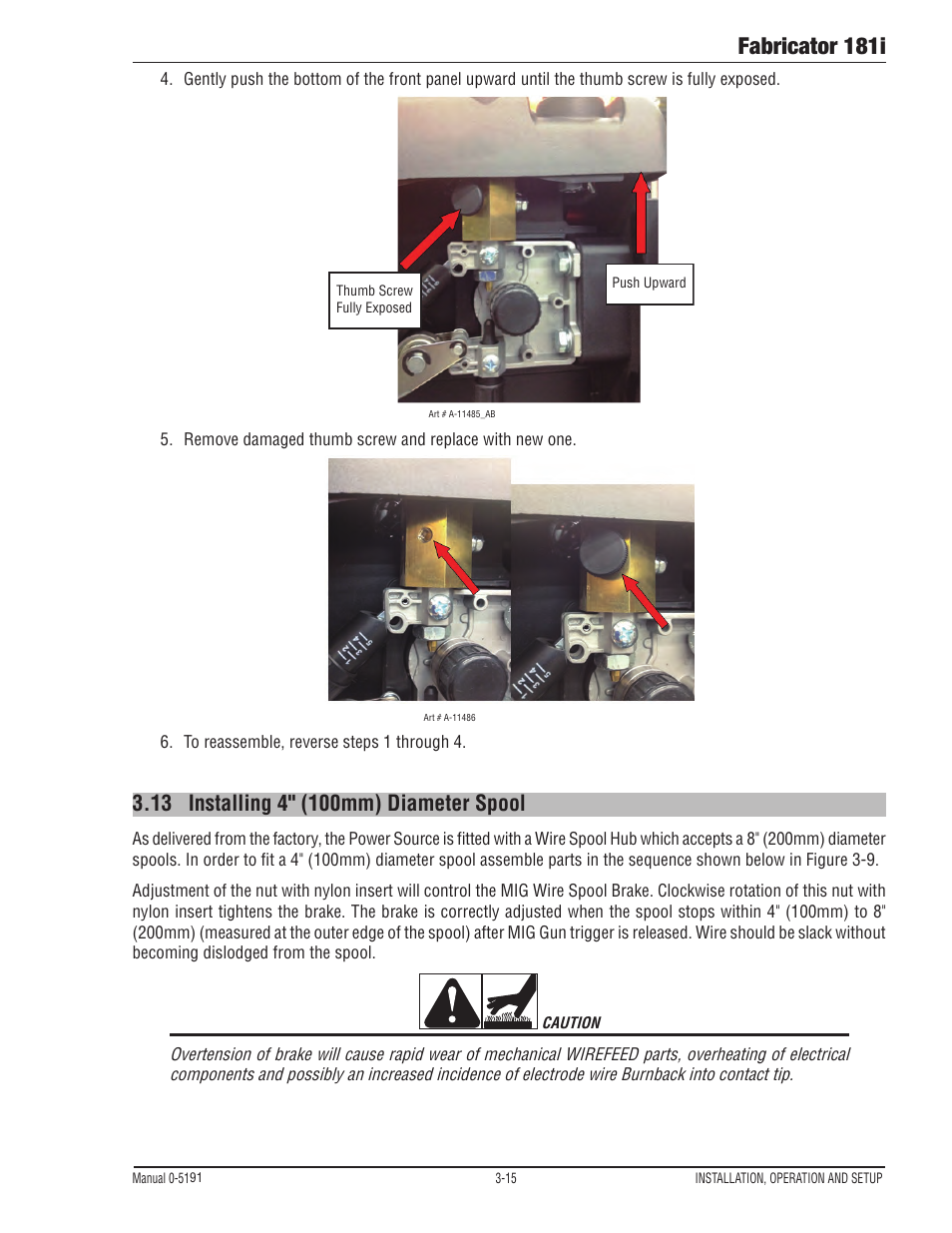 Fabricator 181i | Tweco 181i Fabricator User Manual | Page 45 / 96