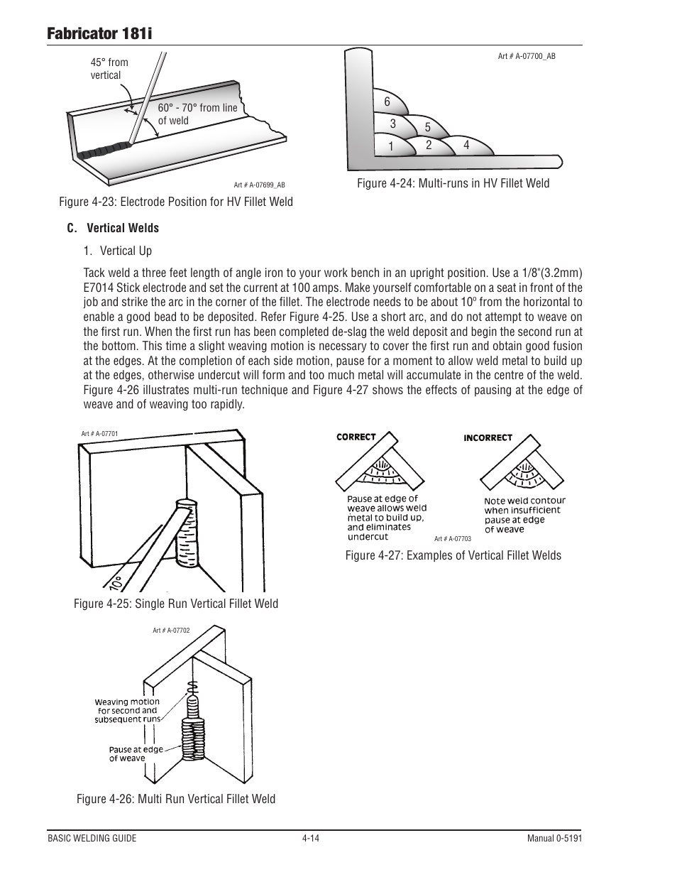 Fabricator 181i | Tweco 181i Fabricator User Manual | Page 72 / 96