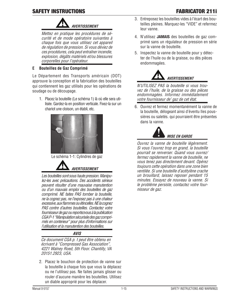 Safety instructions fabricator 211i | Tweco 211i Fabricator User Manual | Page 21 / 96