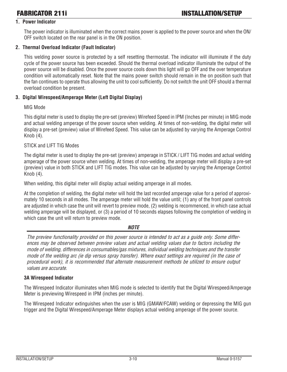 Fabricator 211i installation/setup | Tweco 211i Fabricator User Manual | Page 42 / 96