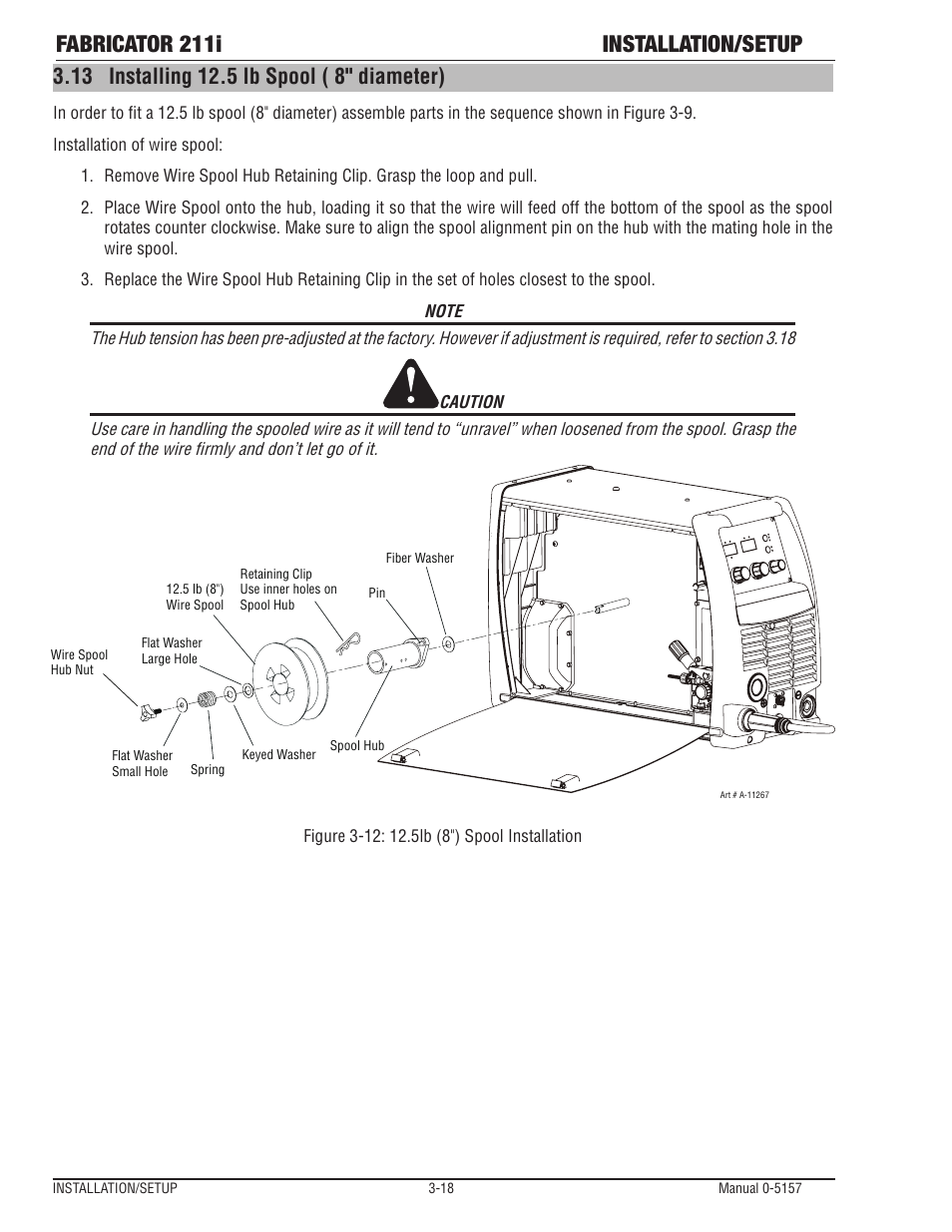 Fabricator 211i installation/setup | Tweco 211i Fabricator User Manual | Page 50 / 96