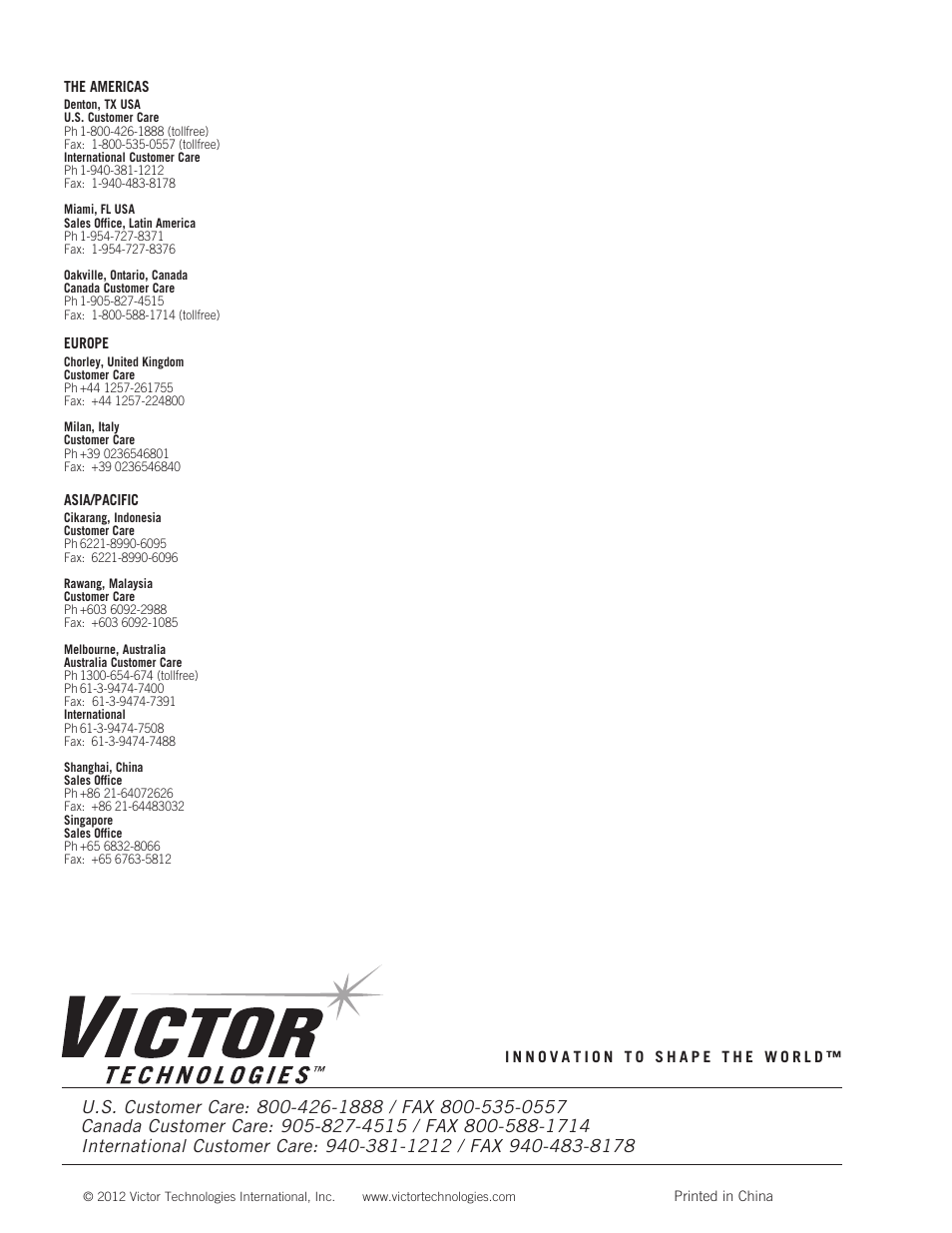 Tweco 211i Fabricator User Manual | Page 96 / 96