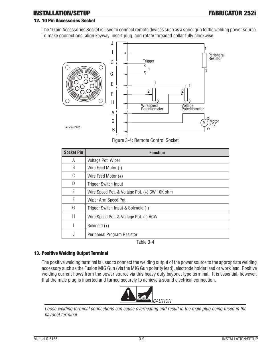 Installation/setup fabricator 252i | Tweco 252i Fabricator User Manual | Page 39 / 100