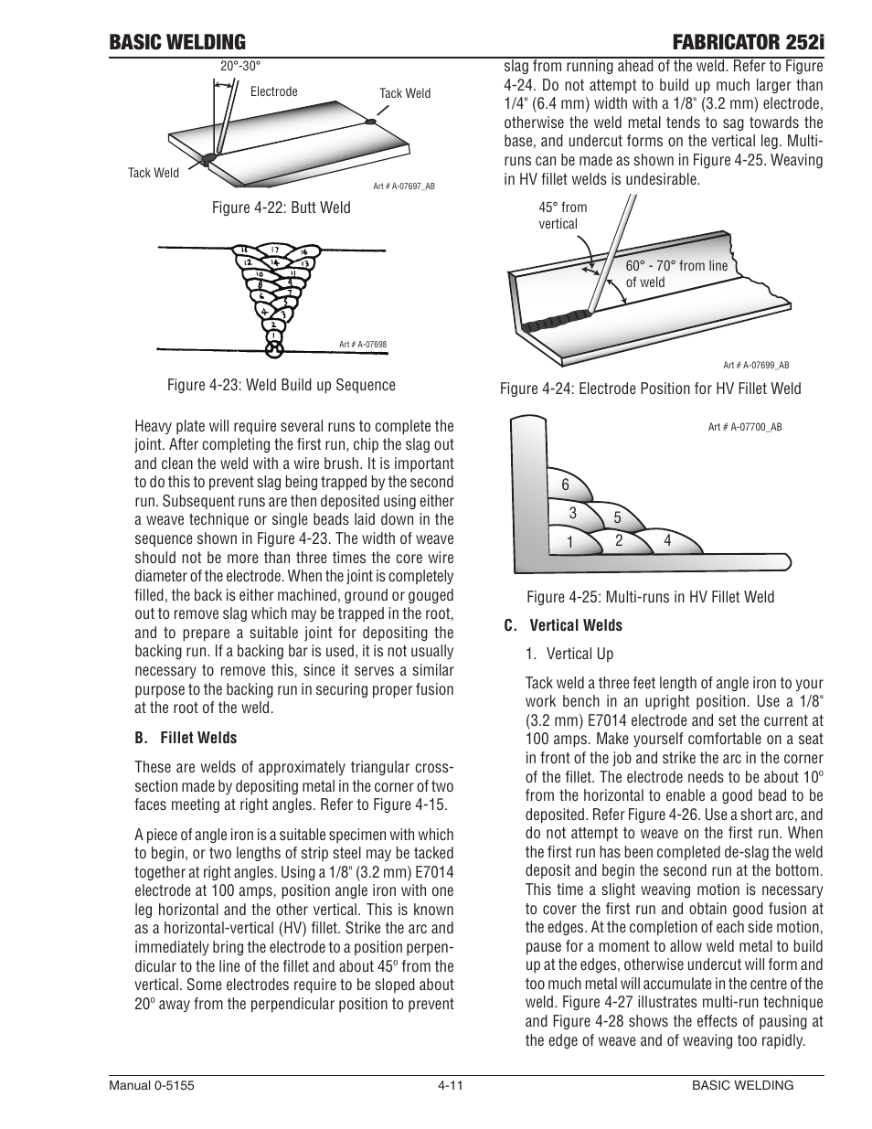 Basic welding fabricator 252i | Tweco 252i Fabricator User Manual | Page 71 / 100