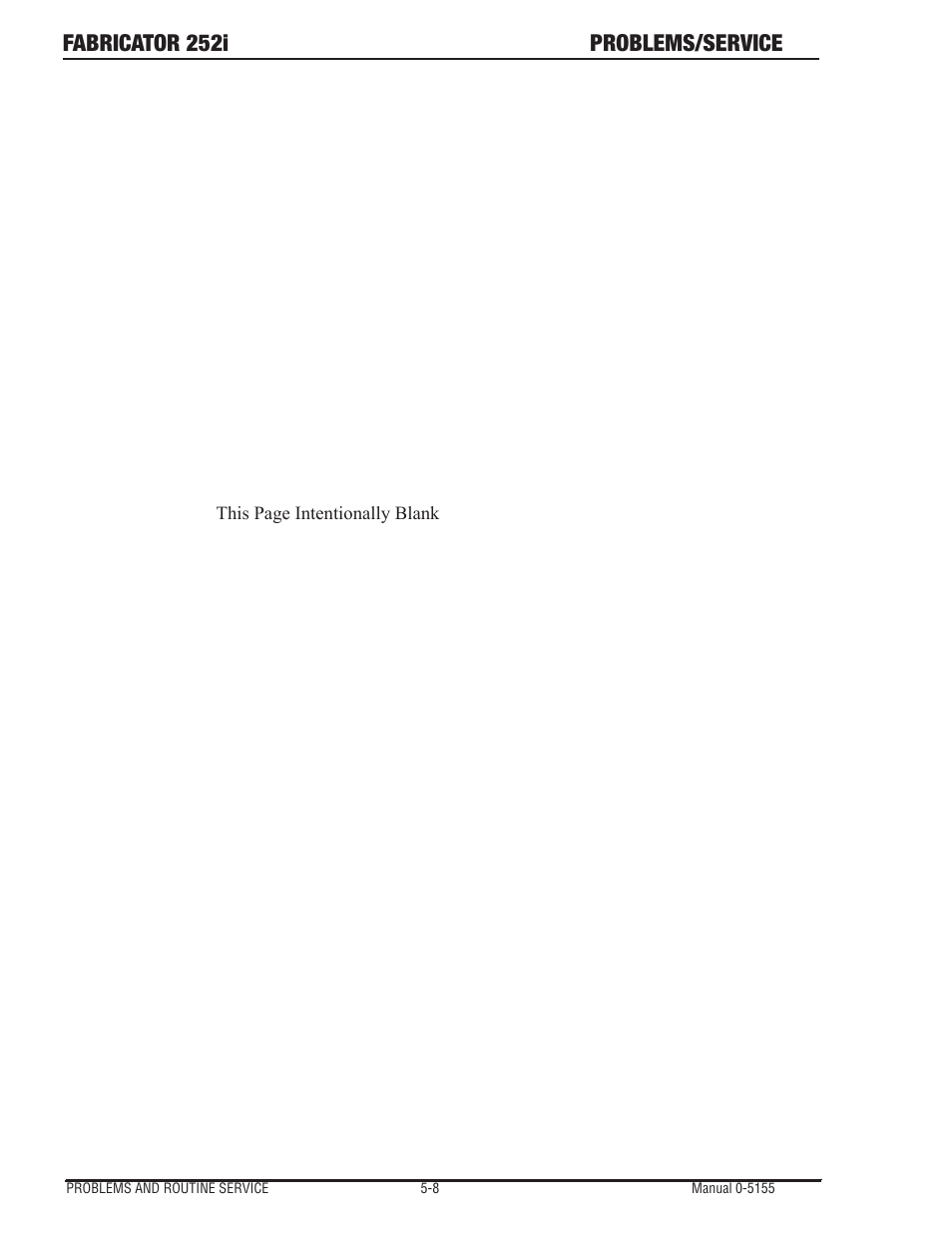 Fabricator 252i problems/service | Tweco 252i Fabricator User Manual | Page 88 / 100