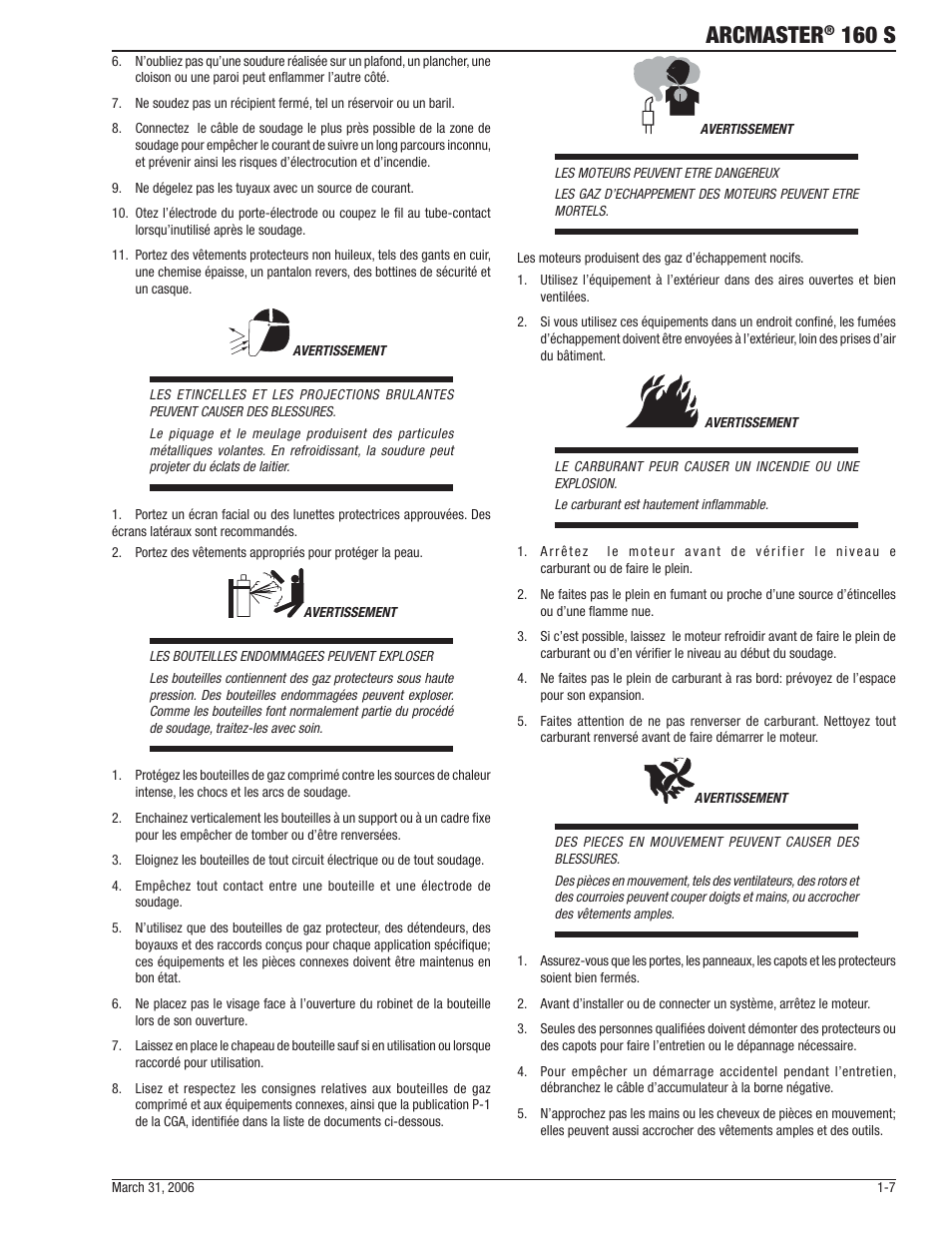Arcmaster, 160 s | Tweco 160 S Arcmaster User Manual | Page 13 / 54