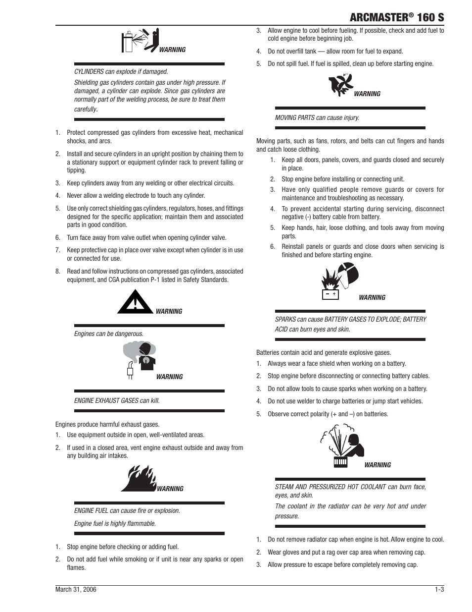 Arcmaster, 160 s | Tweco 160 S Arcmaster User Manual | Page 9 / 54