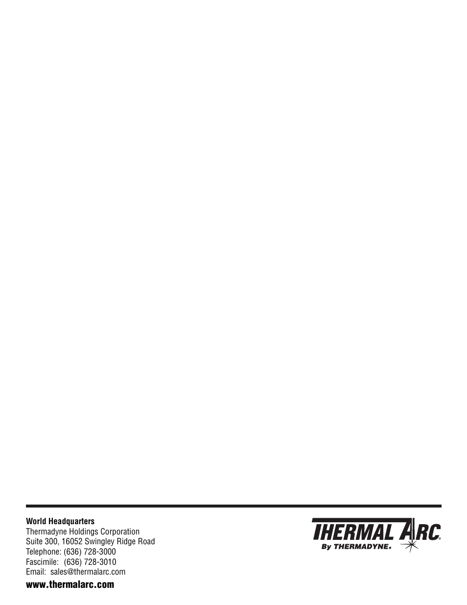 Tweco 160 TS Arcmaster User Manual | Page 60 / 60