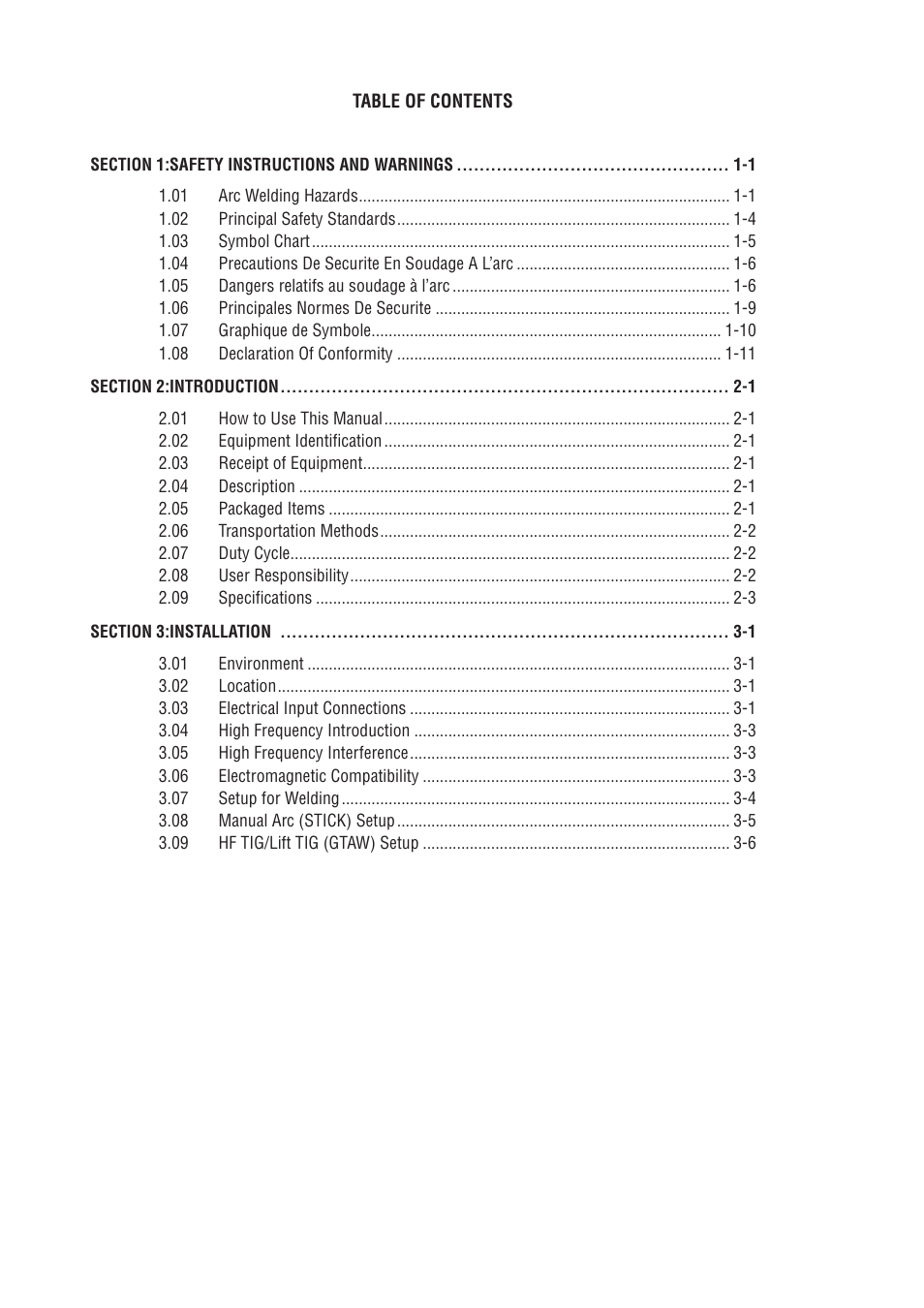 Tweco 175 TE Arcmaster User Manual | Page 4 / 52