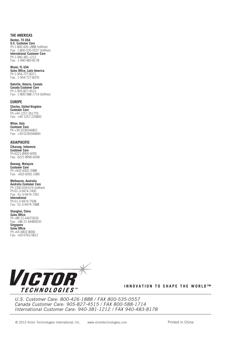 Tweco 175 TE Arcmaster User Manual | Page 52 / 52