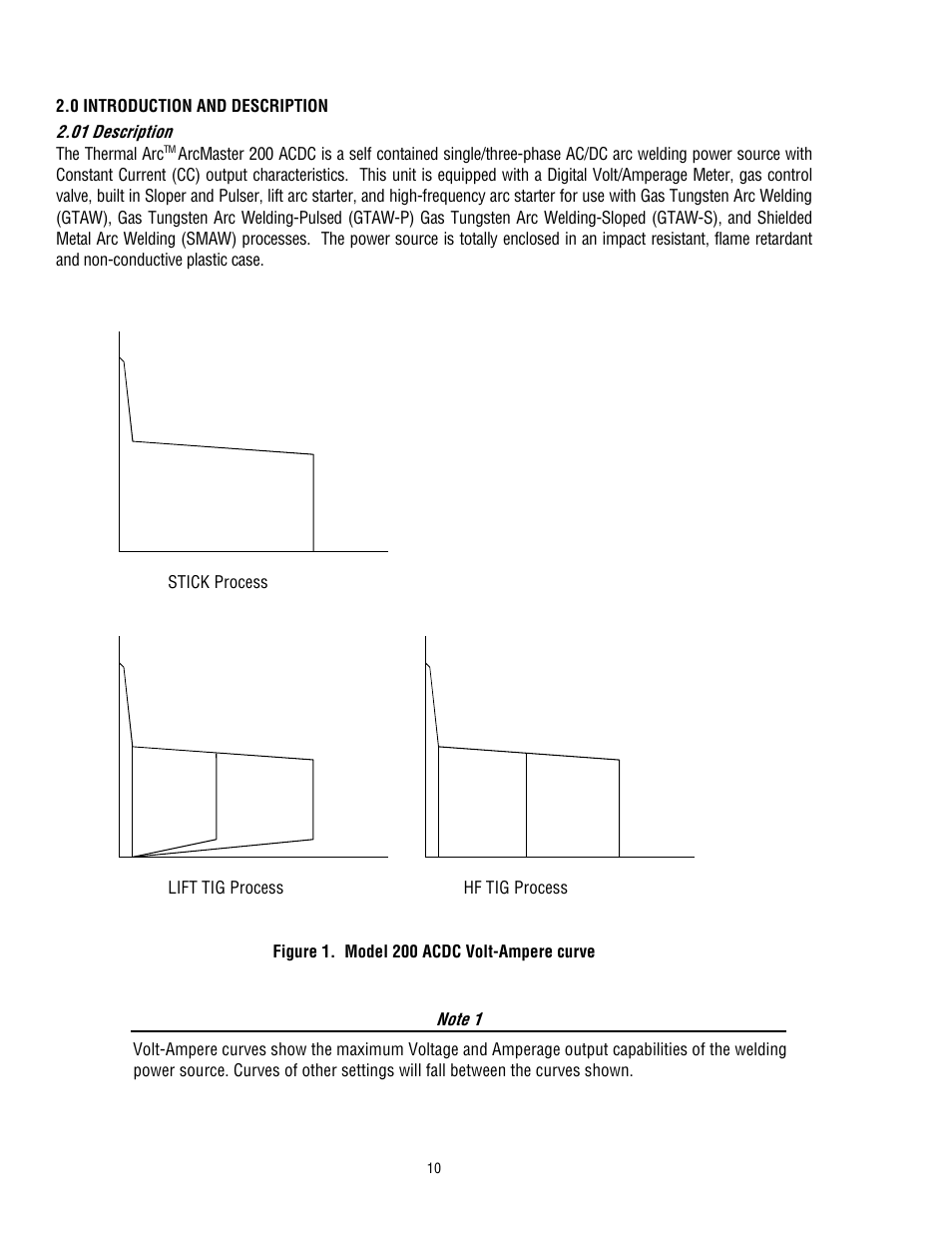 01 description | Tweco 200 ACDC Arcmaster(Feb2006) User Manual | Page 16 / 66