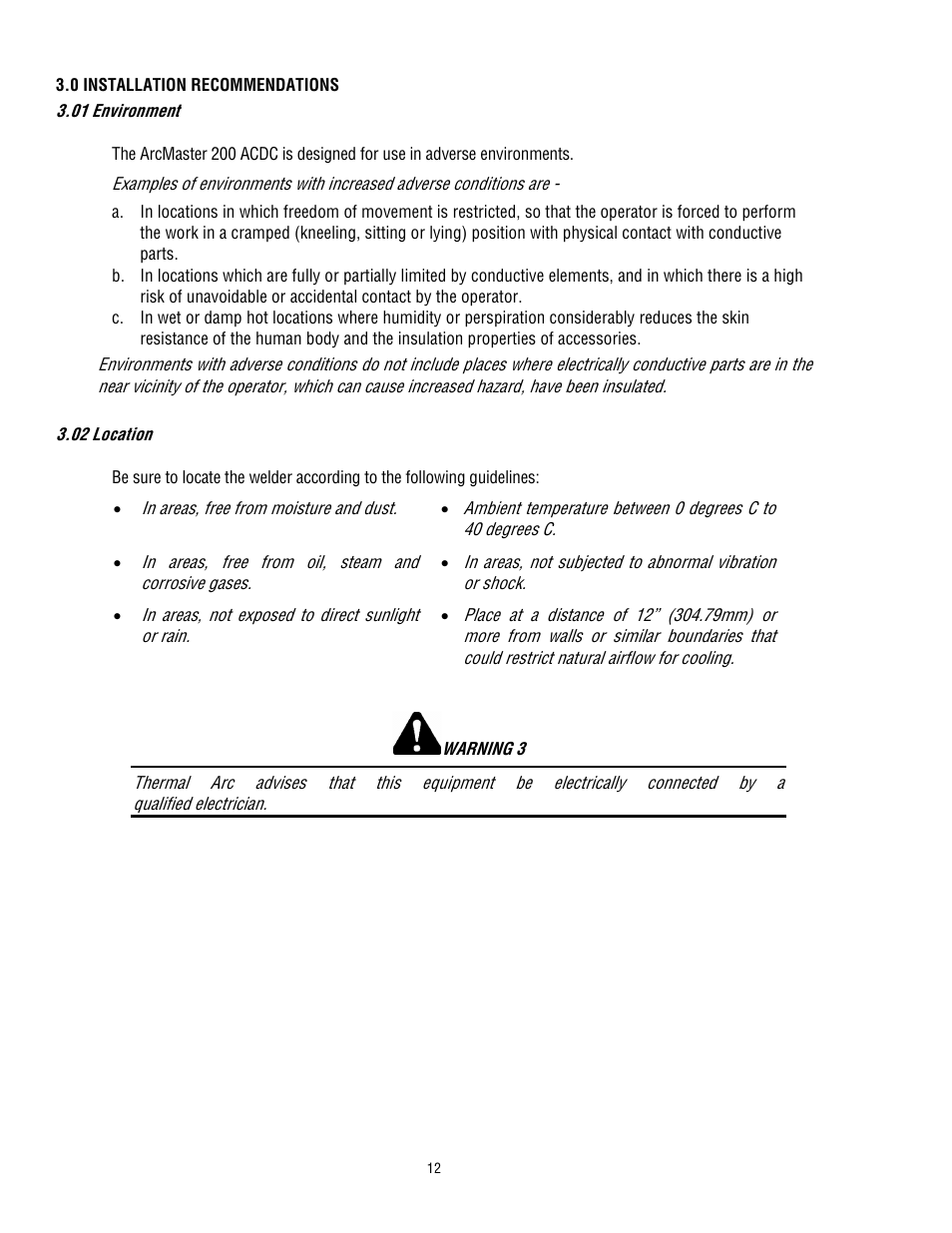 Tweco 200 ACDC Arcmaster(Feb2006) User Manual | Page 18 / 66