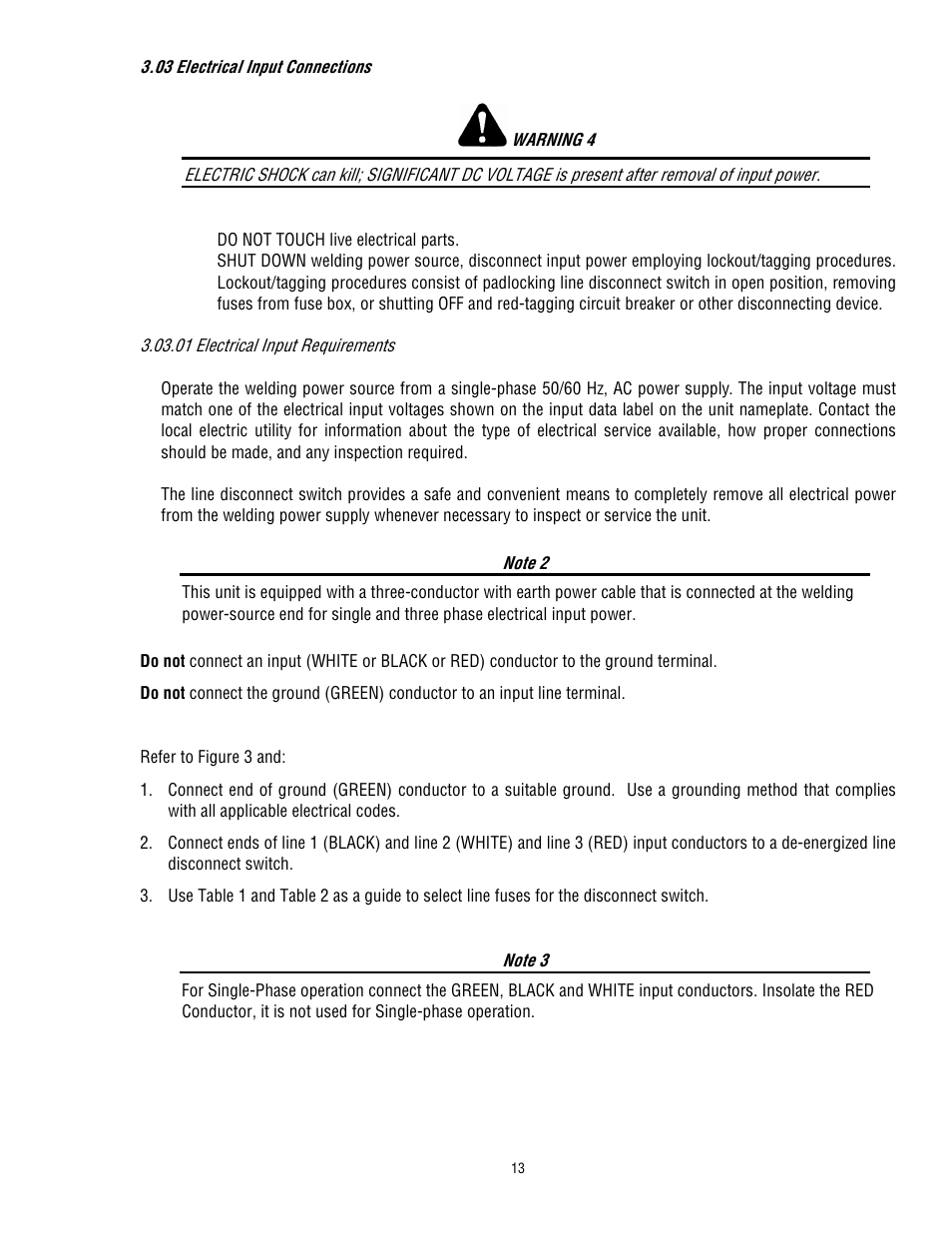 Tweco 200 ACDC Arcmaster(Feb2006) User Manual | Page 19 / 66