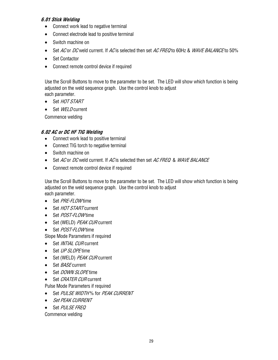 Tweco 200 ACDC Arcmaster(Feb2006) User Manual | Page 35 / 66