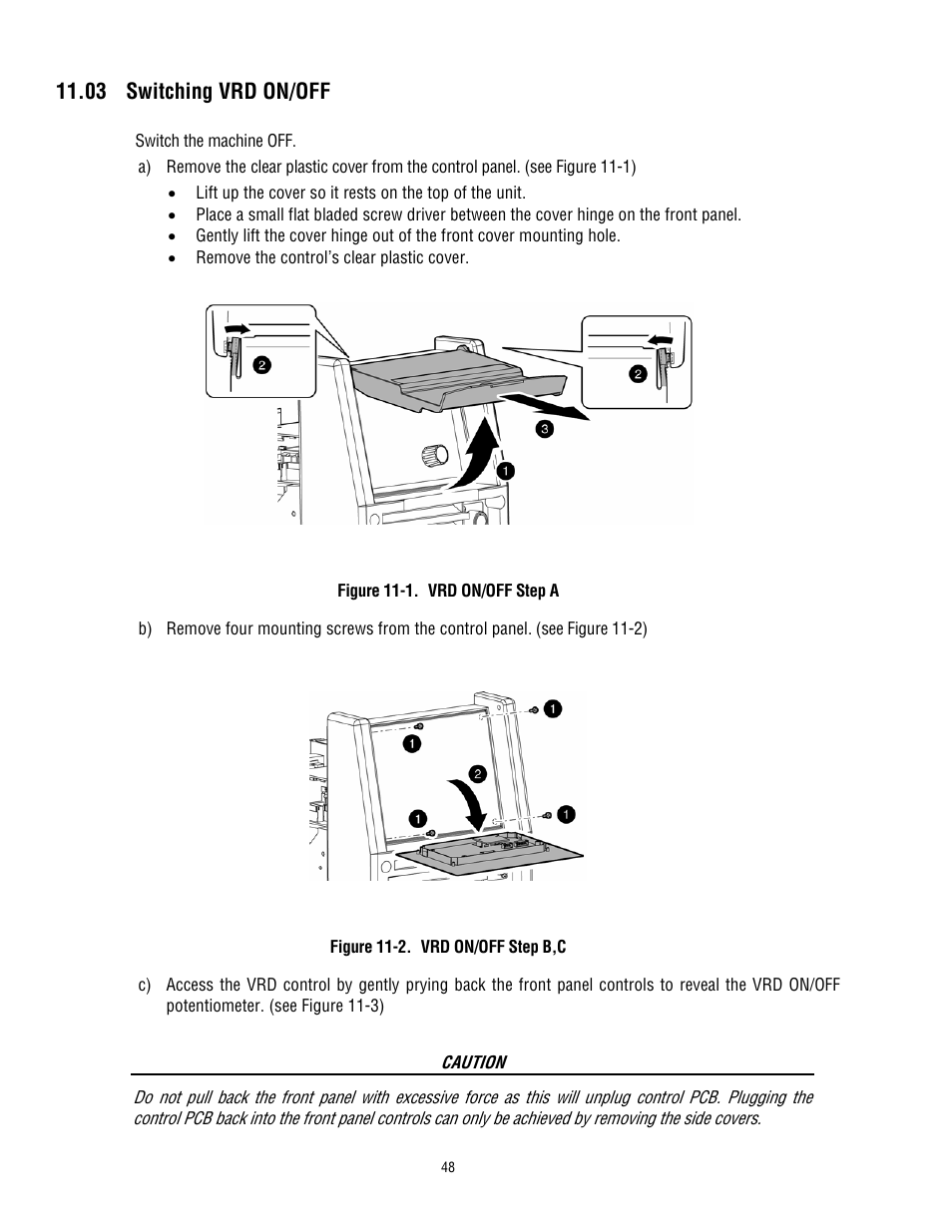 03 switching vrd on/off | Tweco 300 ACDC Arcmaster User Manual | Page 54 / 66