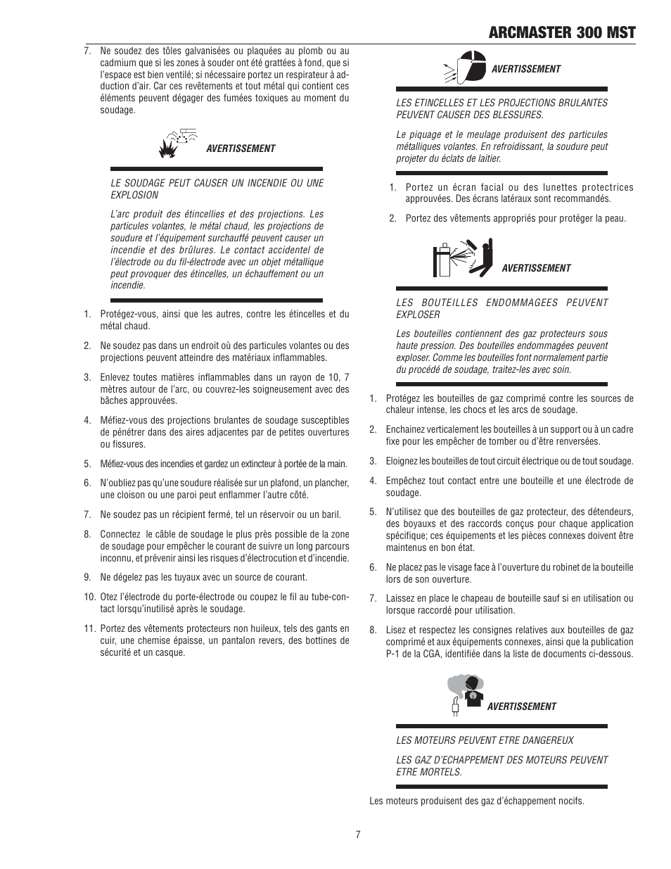 Arcmaster 300 mst | Tweco 300 MST Arcmaster User Manual | Page 13 / 66