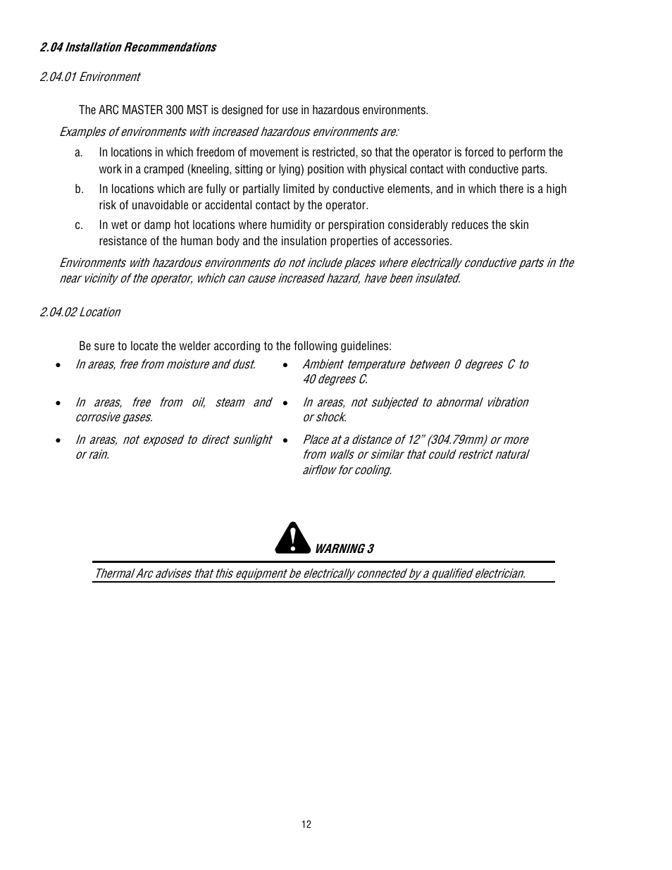 Tweco 300 MST Arcmaster User Manual | Page 18 / 66