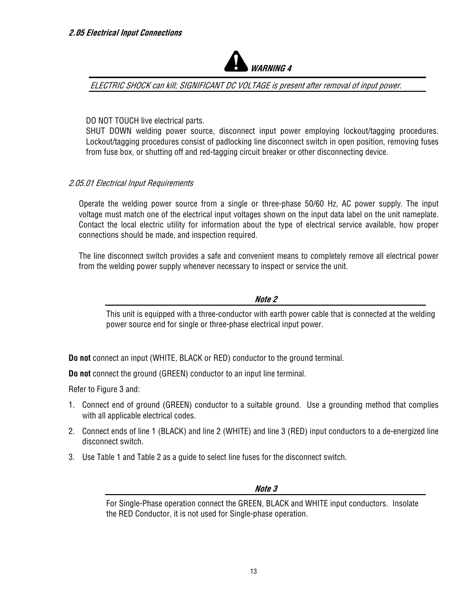 Tweco 300 MST Arcmaster User Manual | Page 19 / 66