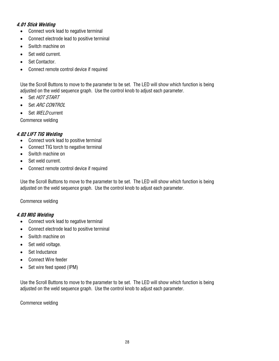 Tweco 300 MST Arcmaster User Manual | Page 34 / 66