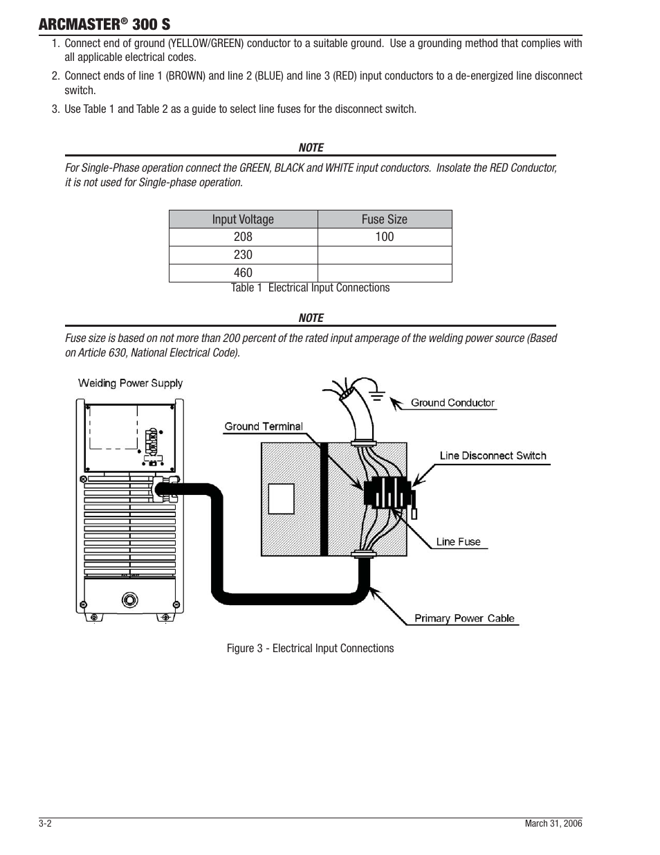 Arcmaster, 300 s | Tweco 300 S Arcmaster User Manual | Page 20 / 60