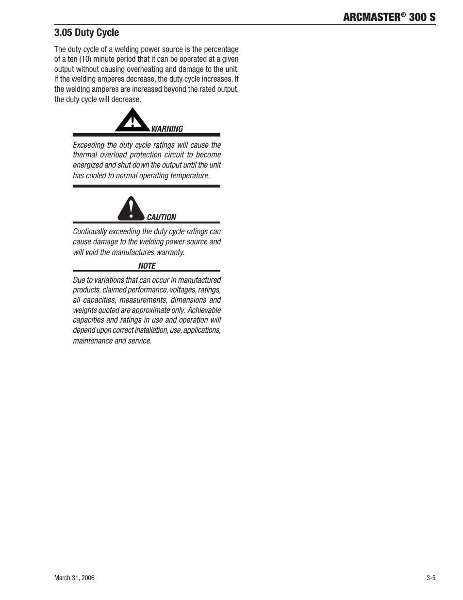 Arcmaster, 300 s | Tweco 300 S Arcmaster User Manual | Page 23 / 60
