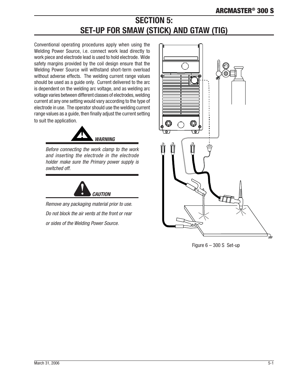 Arcmaster, 300 s | Tweco 300 S Arcmaster User Manual | Page 29 / 60