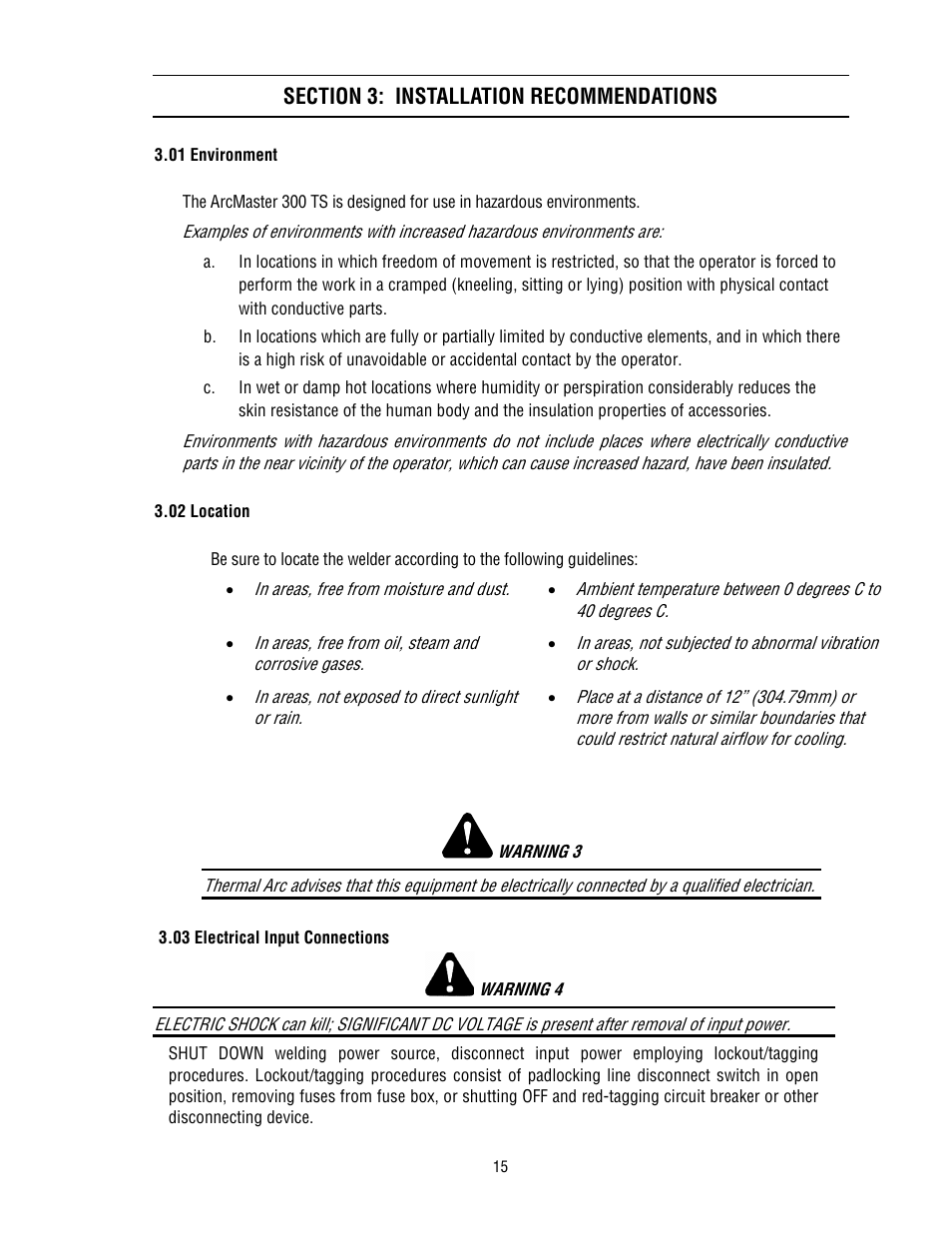 Tweco 300 TS Arcmaster(April2006) User Manual | Page 21 / 66