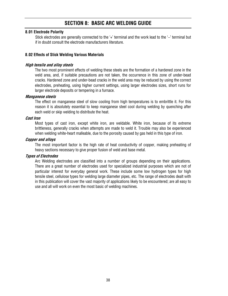 Tweco 300 TS Arcmaster(April2006) User Manual | Page 44 / 66