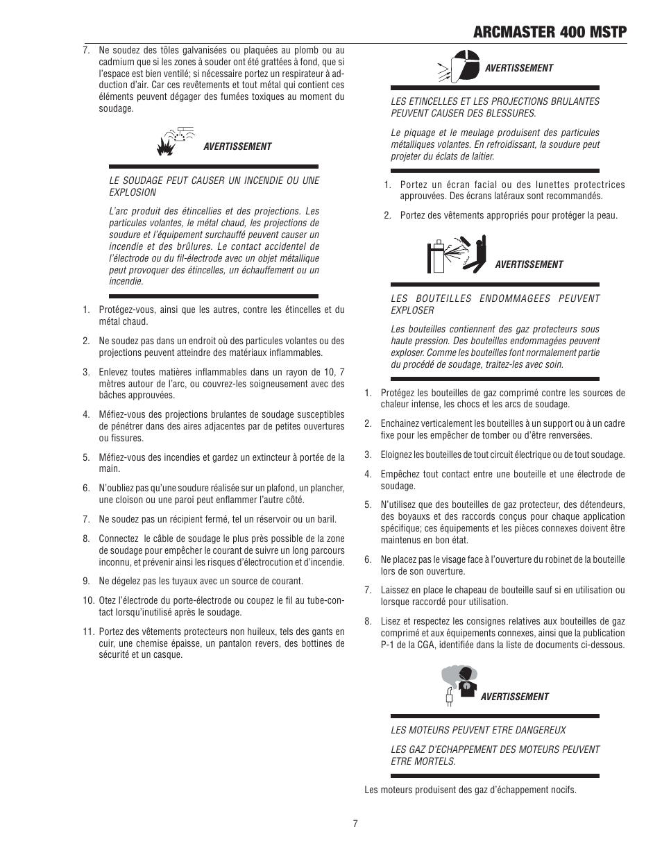Arcmaster 400 mstp | Tweco 400 MSTP Arcmaster User Manual | Page 13 / 78