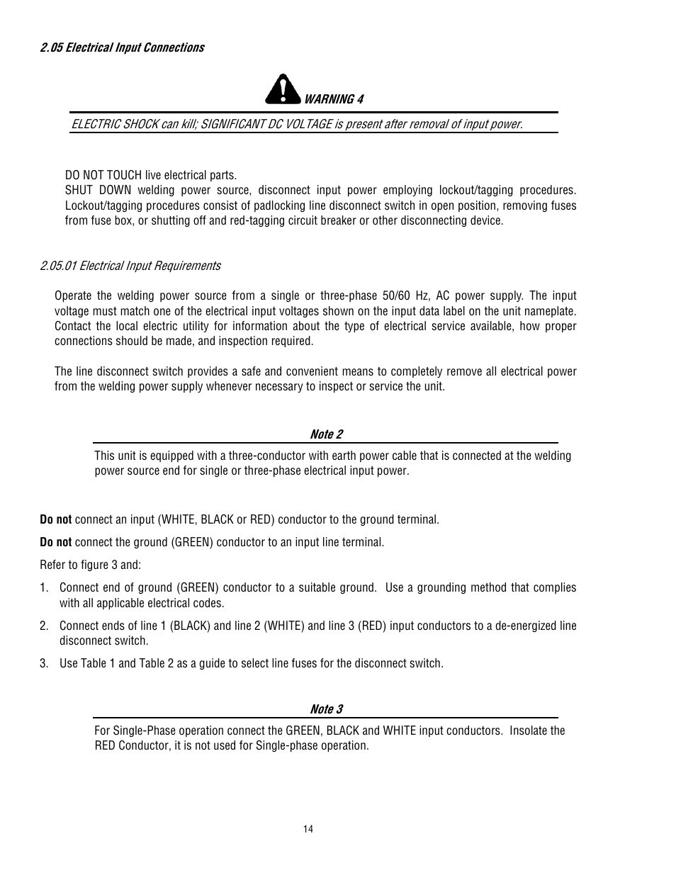 Tweco 400 MSTP Arcmaster User Manual | Page 20 / 78
