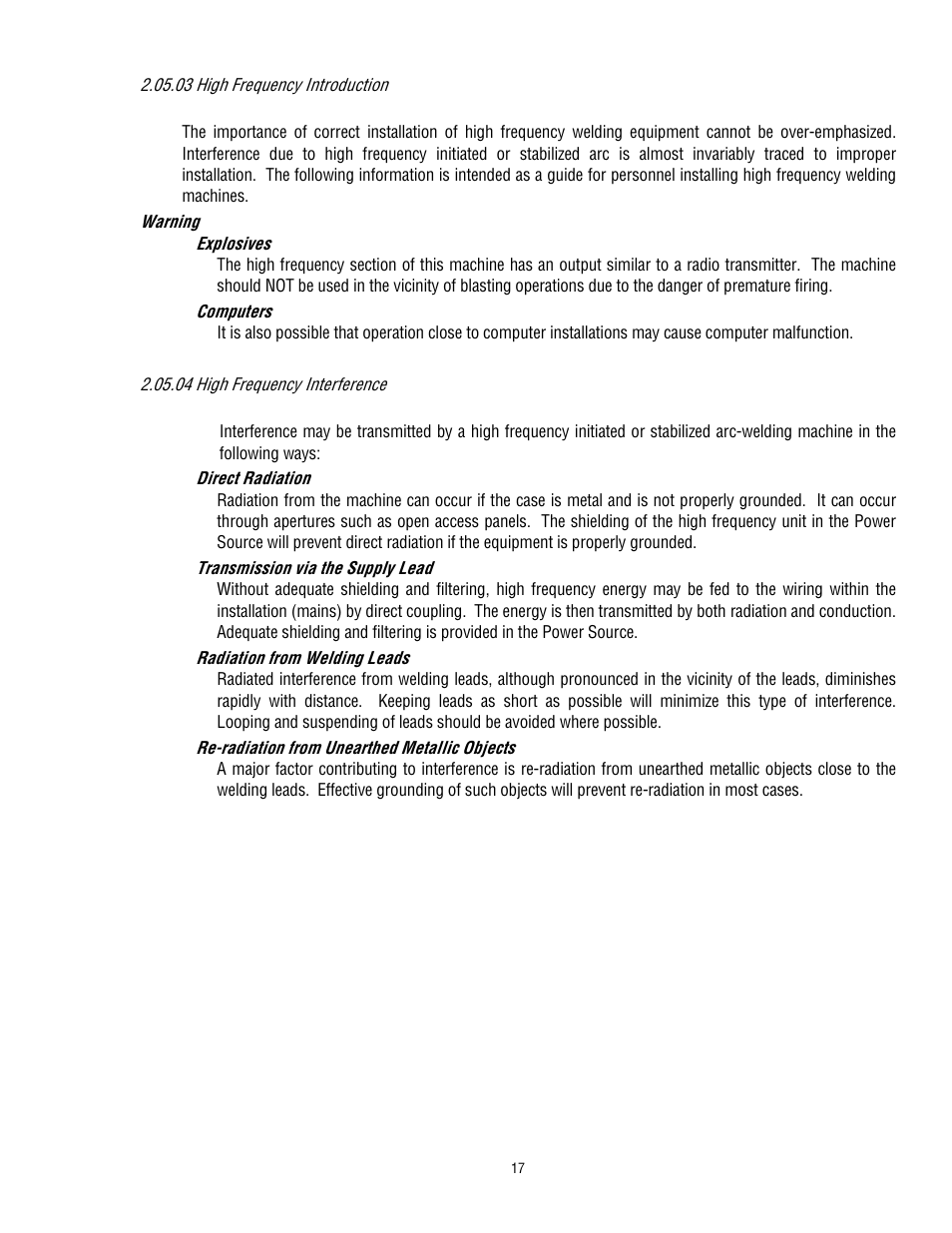 Tweco 400 MSTP Arcmaster User Manual | Page 23 / 78
