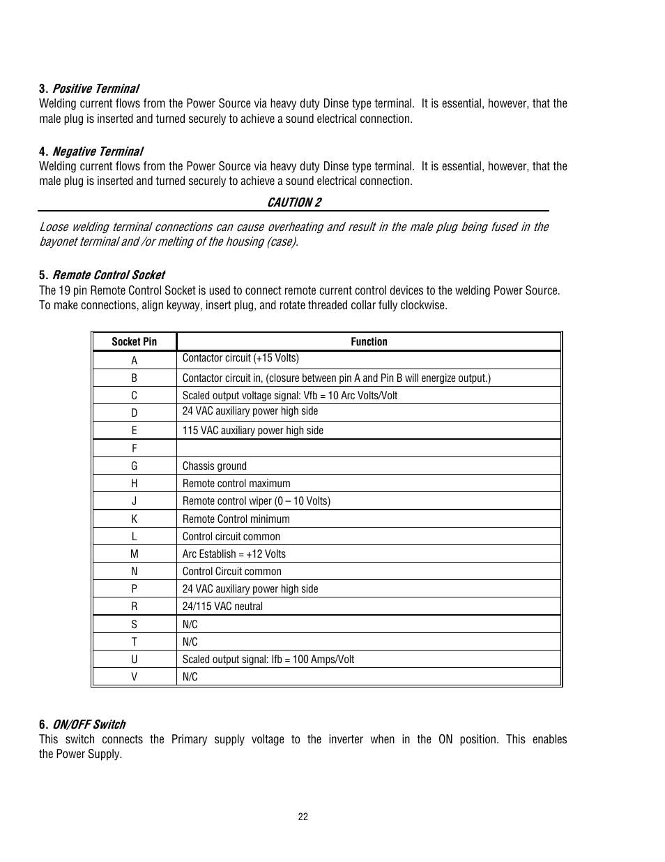Tweco 400 MSTP Arcmaster User Manual | Page 28 / 78