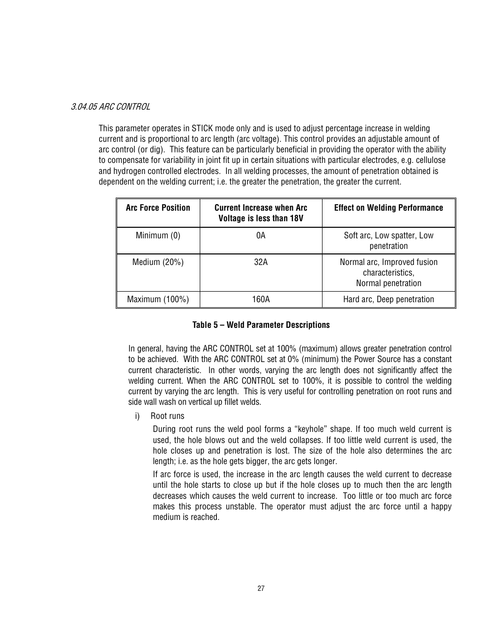 Tweco 400 MSTP Arcmaster User Manual | Page 33 / 78