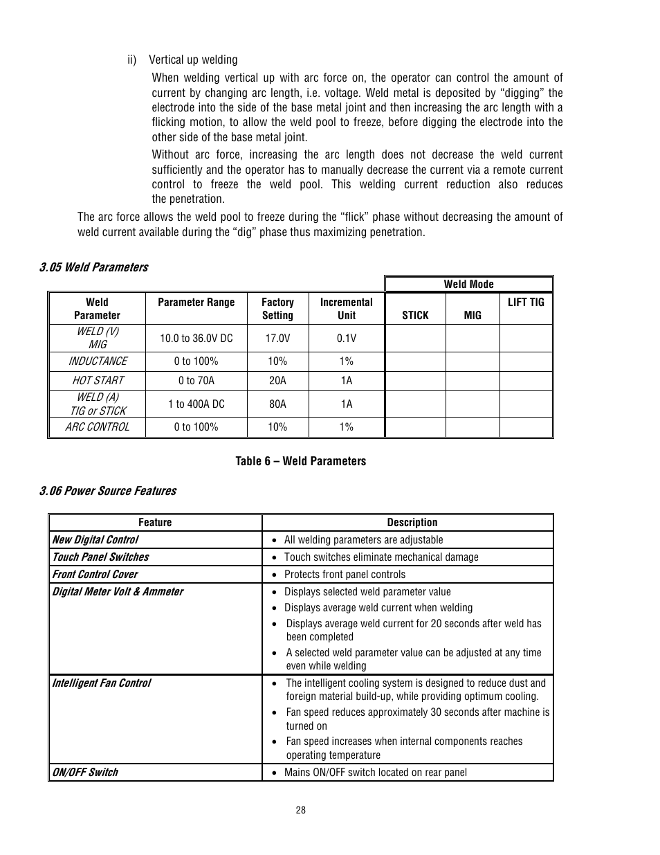 Tweco 400 MSTP Arcmaster User Manual | Page 34 / 78