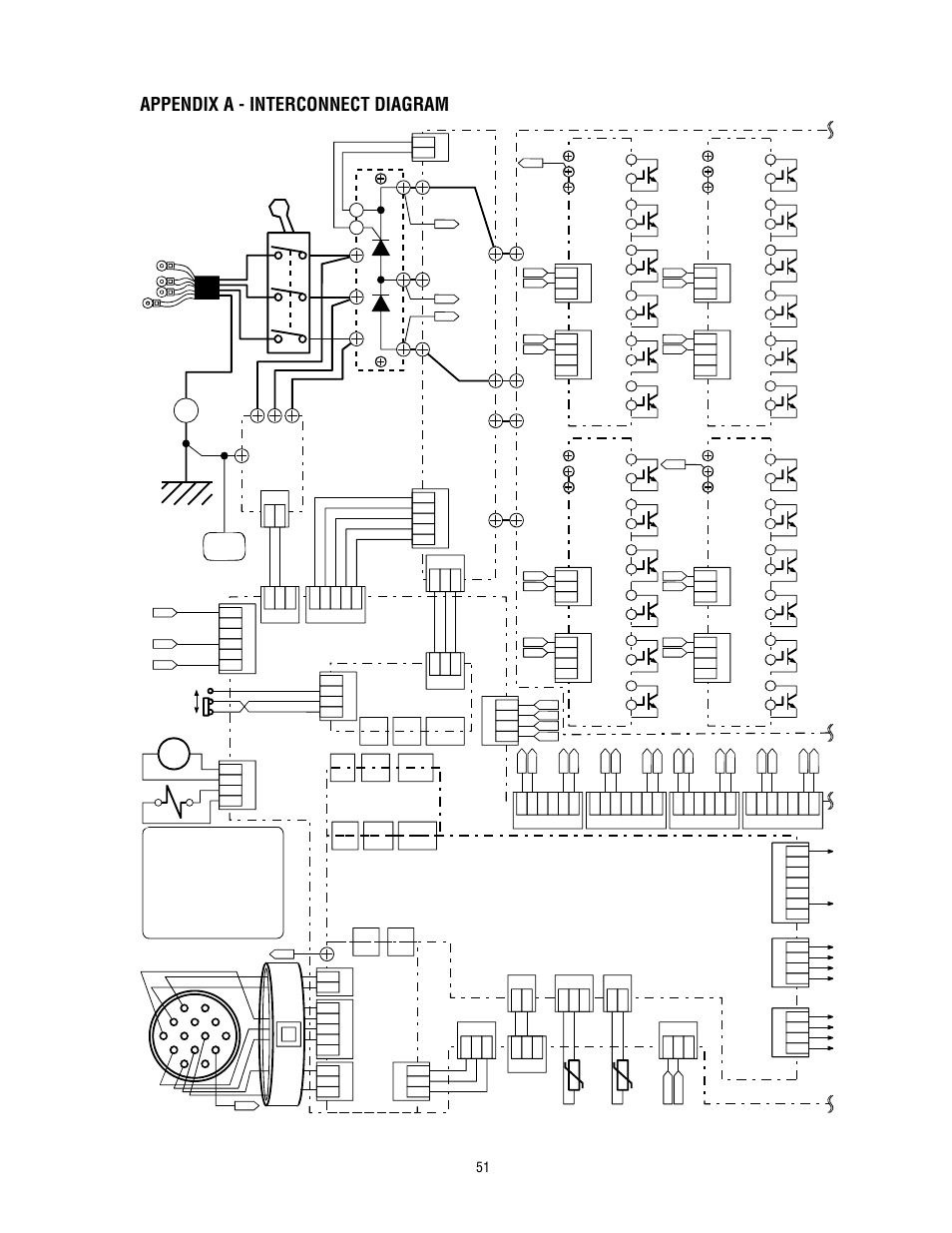 Appendix a - interconnect diagram | Tweco 400 TS Arcmaster User Manual | Page 58 / 66