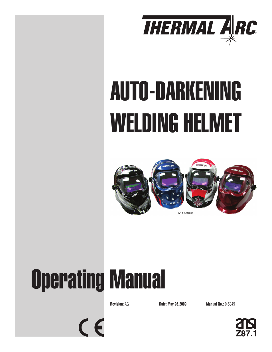 Tweco Auto Darkening Welding Helmet User Manual | 37 pages