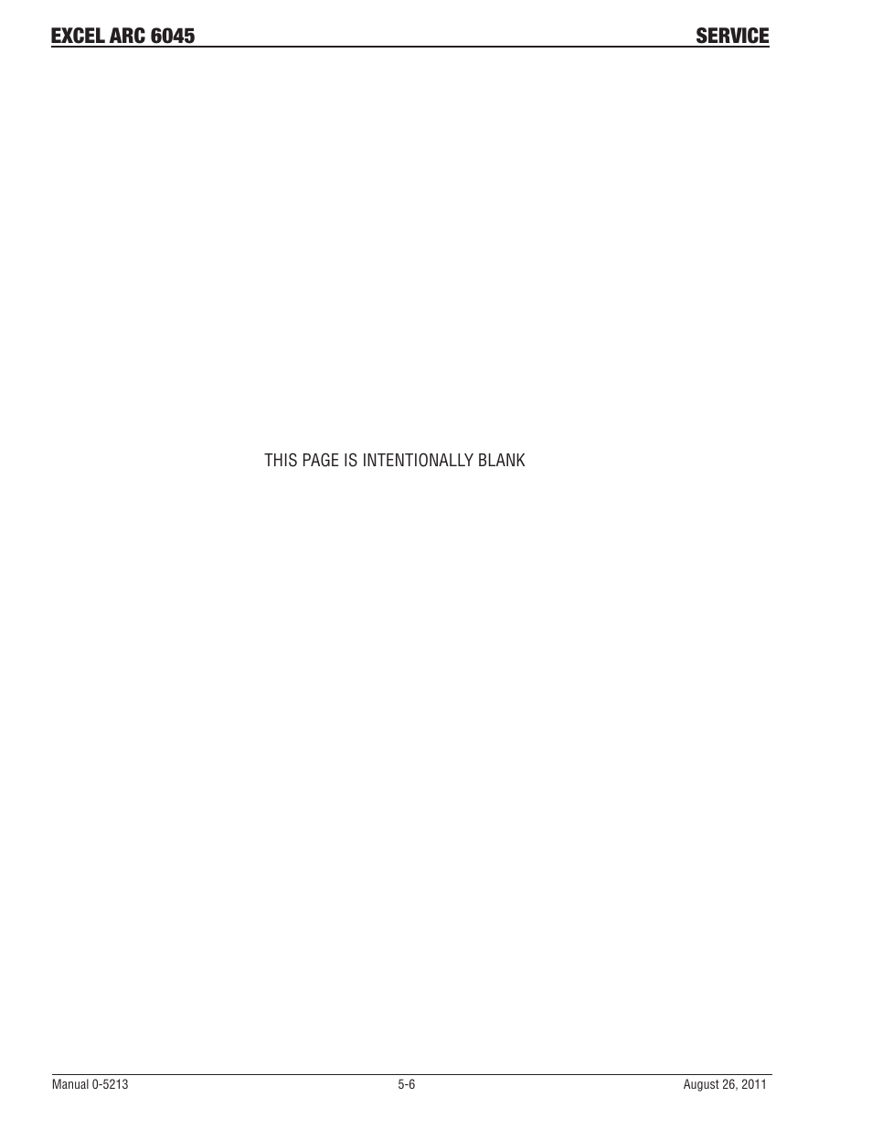 Excel arc 6045 service | Tweco 6045 Excel Arc User Manual | Page 38 / 48