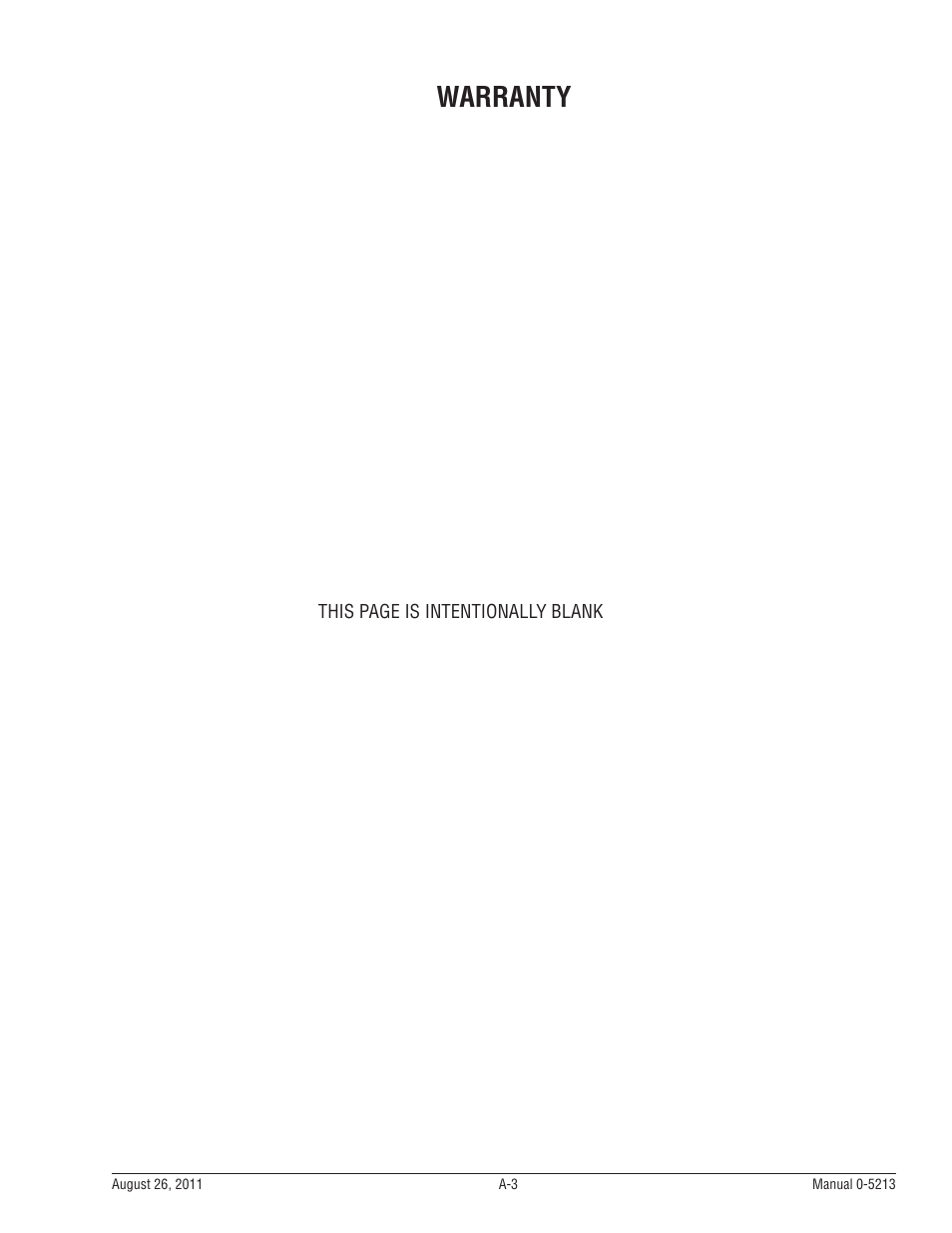 Warranty | Tweco 6045 Excel Arc User Manual | Page 43 / 48
