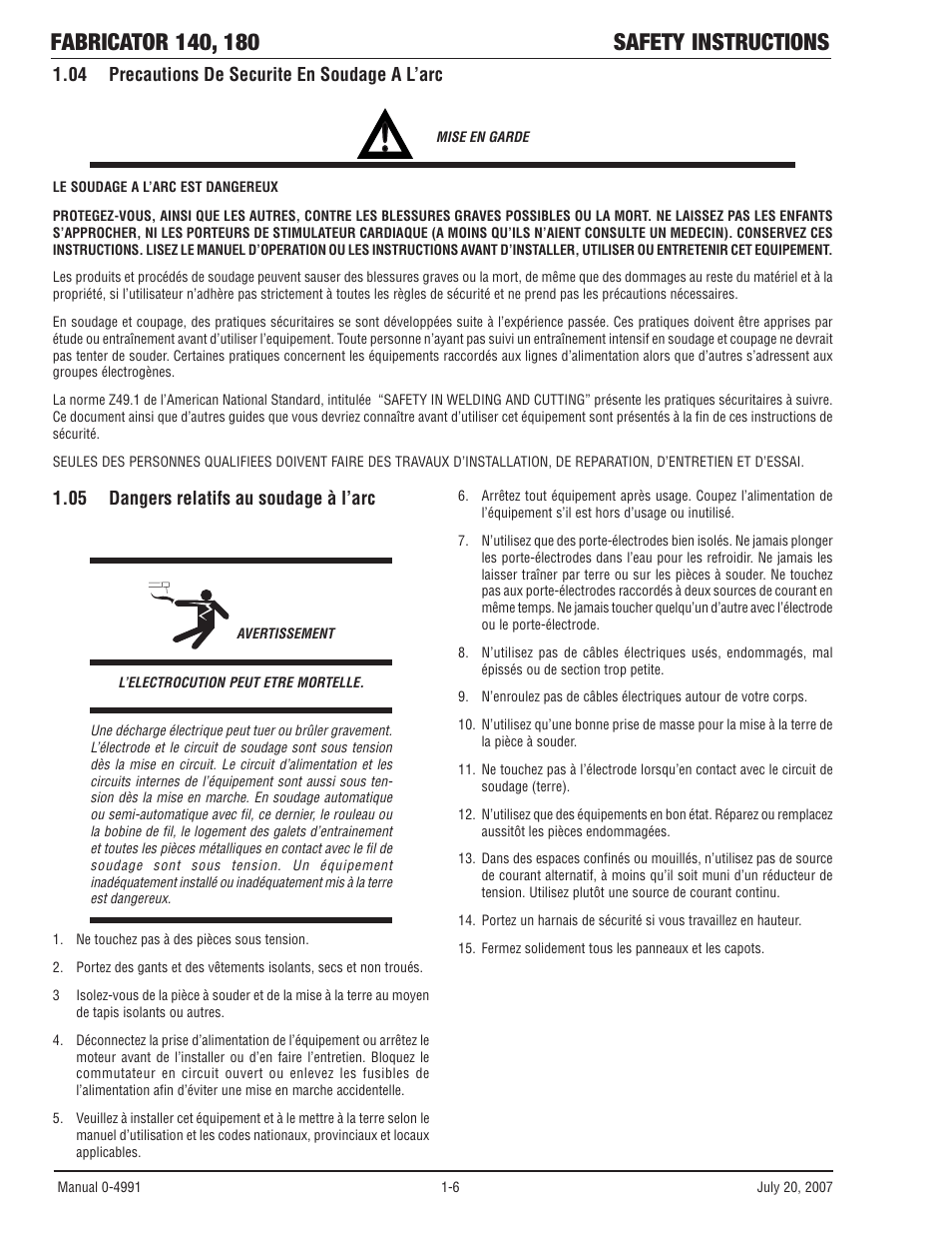 Tweco 180 Portable MIG User Manual | Page 12 / 68