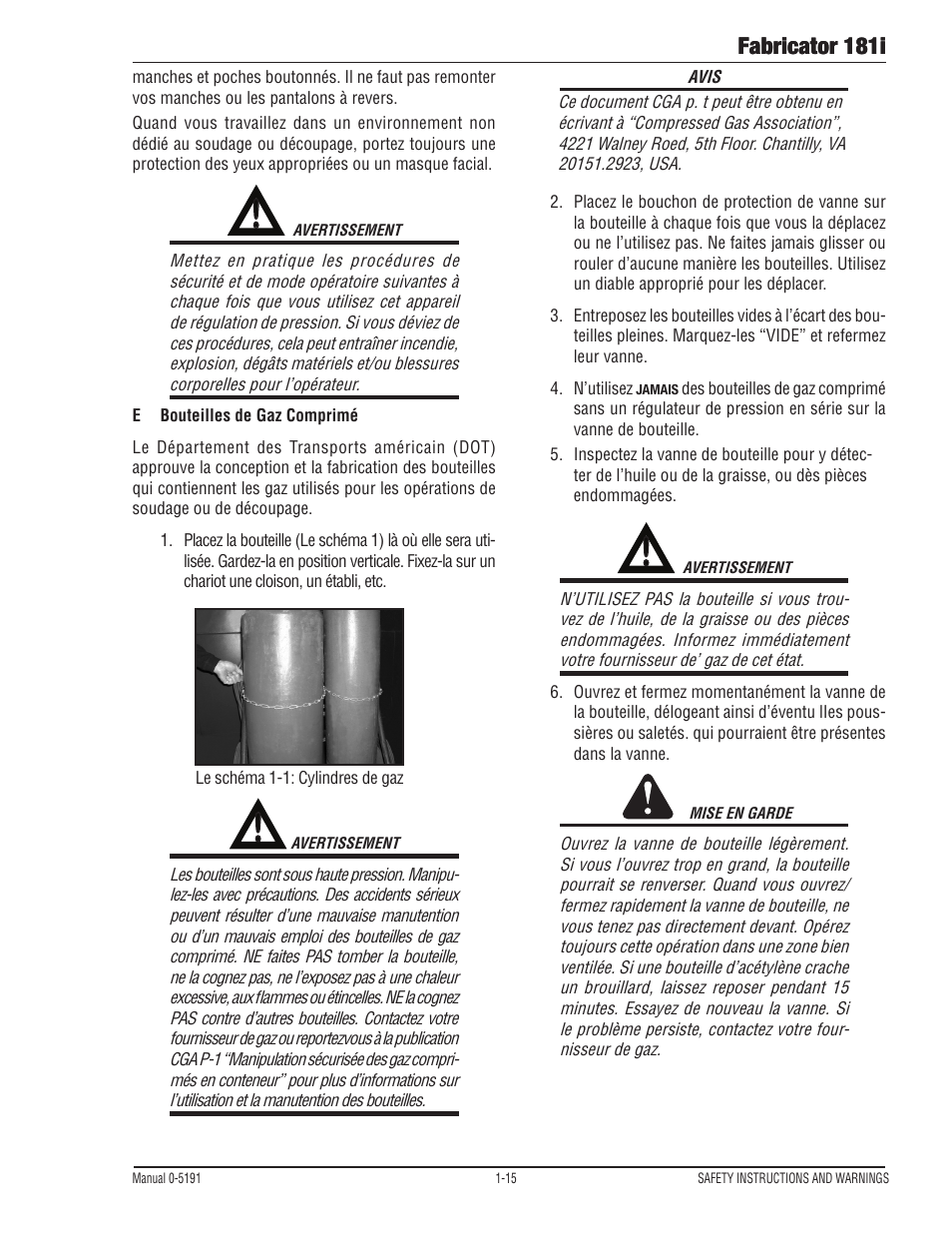 Fabricator 181i | Tweco 181i Thermal Arc Fabricator User Manual | Page 21 / 96