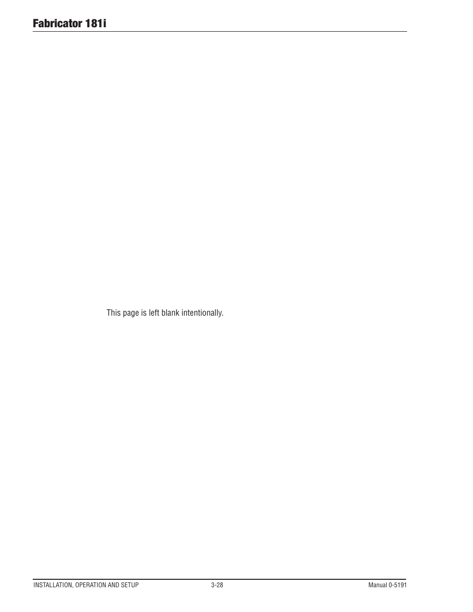 Fabricator 181i | Tweco 181i Thermal Arc Fabricator User Manual | Page 58 / 96