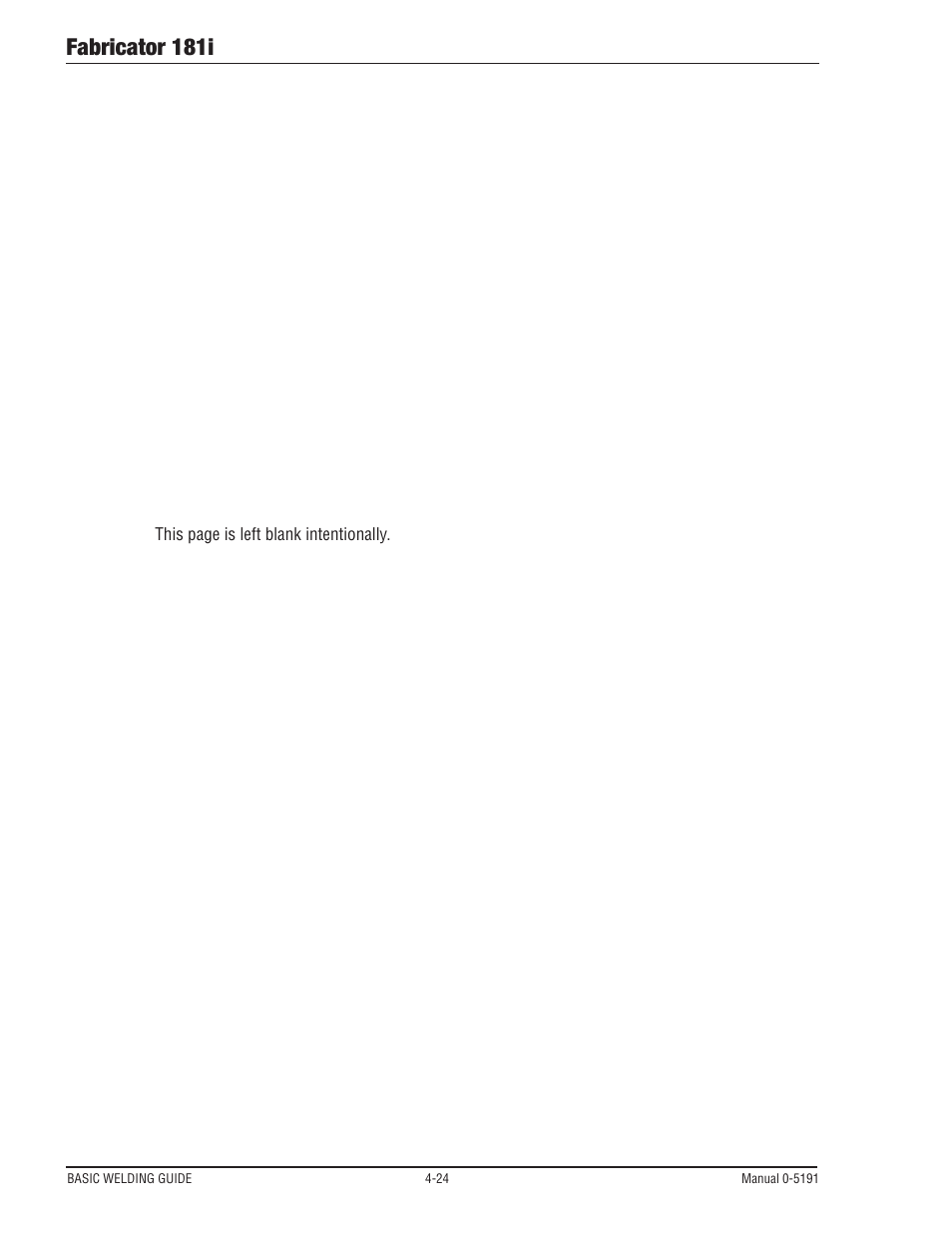 Fabricator 181i | Tweco 181i Thermal Arc Fabricator User Manual | Page 82 / 96