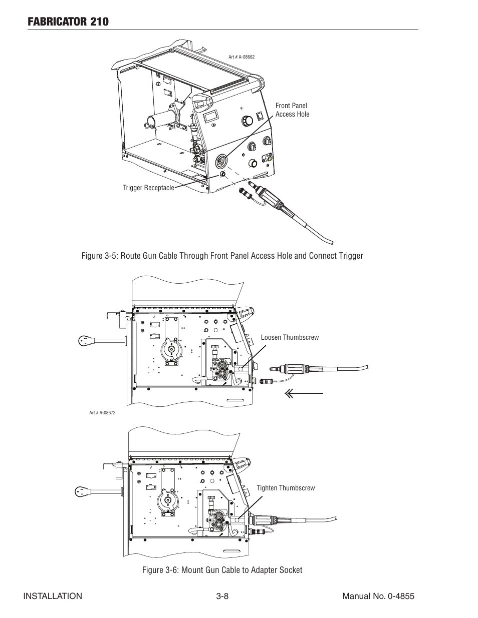 Fabricator 210 | Tweco 210 MIG Thermal Arc Fabricator User Manual | Page 30 / 72