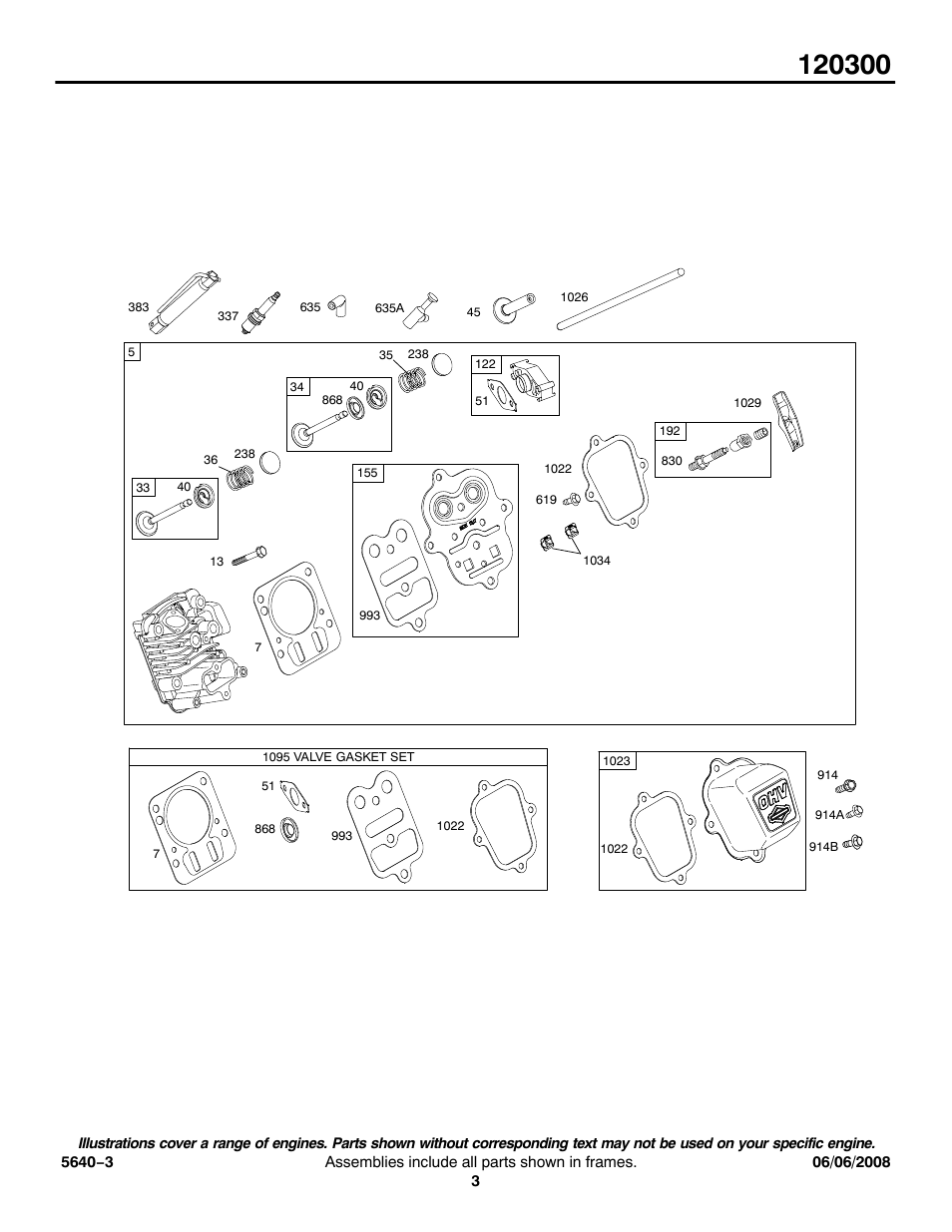 Briggs & Stratton 120300 User Manual | Page 3 / 13