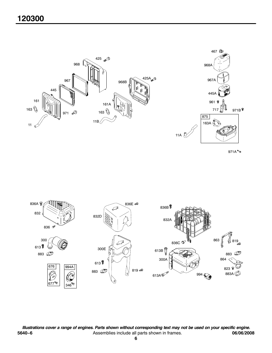 Briggs & Stratton 120300 User Manual | Page 6 / 13