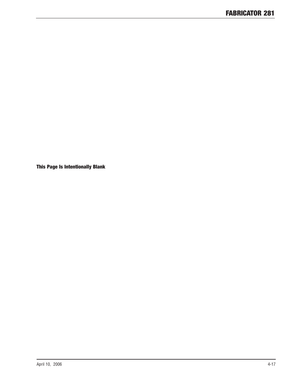 Fabricator 281 | Tweco 281 Thermal Arc Fabricator User Manual | Page 55 / 76